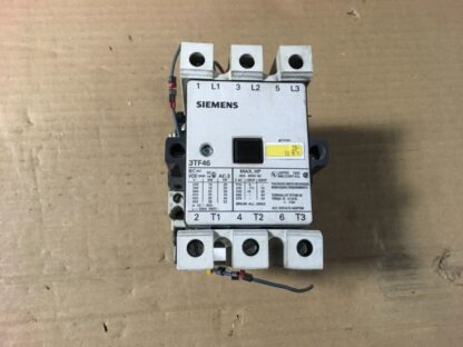 Siemens Contactor, 3TF46, 230v coil, up to 50hp rating, 600vac