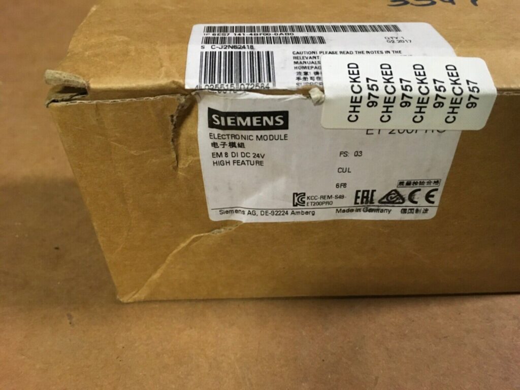 Siemens Electronic Module, 6ES7 141-ABF00-0AB0, KP-255 - Image 2