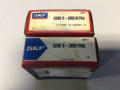 2-SKF Bearing, #2205 E-2RS1KTN9, Free shipping to lower 48, New other in box!
