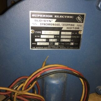 Superior Electric SLO-SYN stepping motor, X1100-2002, 72rpm, ADI-1057
