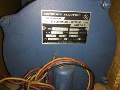 Superior Electric SLO-SYN stepping motor, X1100-2002, 72rpm, ADI-1057