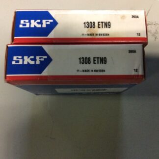 2-SKF Bearing # 1308 ETN9 , FREE SHIPPING LOWER 48 , NEW OTHER,