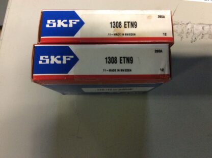 2-SKF Bearing # 1308 ETN9 , FREE SHIPPING LOWER 48 , NEW OTHER,