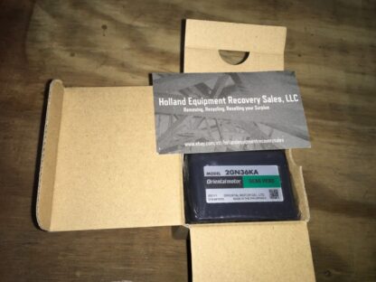 Oriental motor, 2GN36KA ORI GN gear head parallel shaft, NIB - Image 3