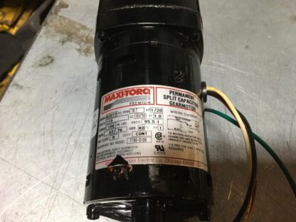 Maxi-Torq, Permanent Split Capacitor Gearmotor, 6Z077, 115v, ADI-1111 - Image 2