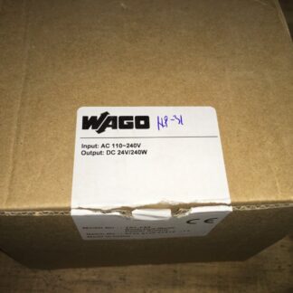 WAGO power supply, 787-732; switched-mode, input 110-240vac, output 24vdc/240W