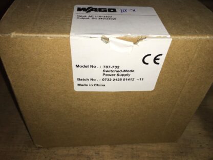 WAGO power supply, 787-732; switched-mode, input 110-240vac, output 24vdc/240W - Image 2
