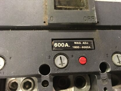 GE Industrial Circuit Breaker, TJK636F000, 3 pole, 600vac, 500vdc, ADI-1195 - Image 4