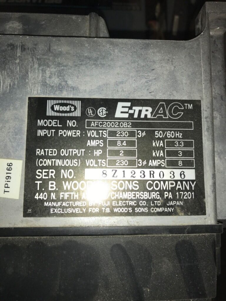 WOODS E-TRAC, #AFC200020B2, 2hp, FREE SHIPPING To LOWER 48, With Warranty - Image 2