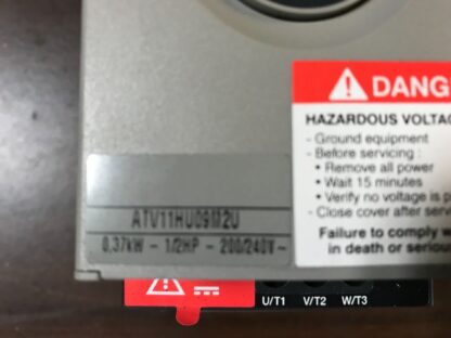 Telemecanique Drive #ATV11HU09M2U, 1/2hp, 30 day warranty - Image 3