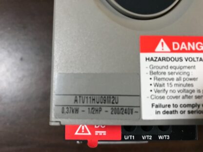 Telemecanique Drive #ATV11HU09M2U, 1/2hp, 30 day warranty - Image 4