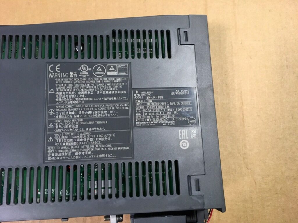 Mitsubishi Electric AC Servo Drive, MR-J4-70B, great condition, LG-14