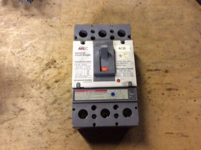 Meta MEC 150amp industrial circuit breaker, #LGCA2, 3-pole, 30 day warranty