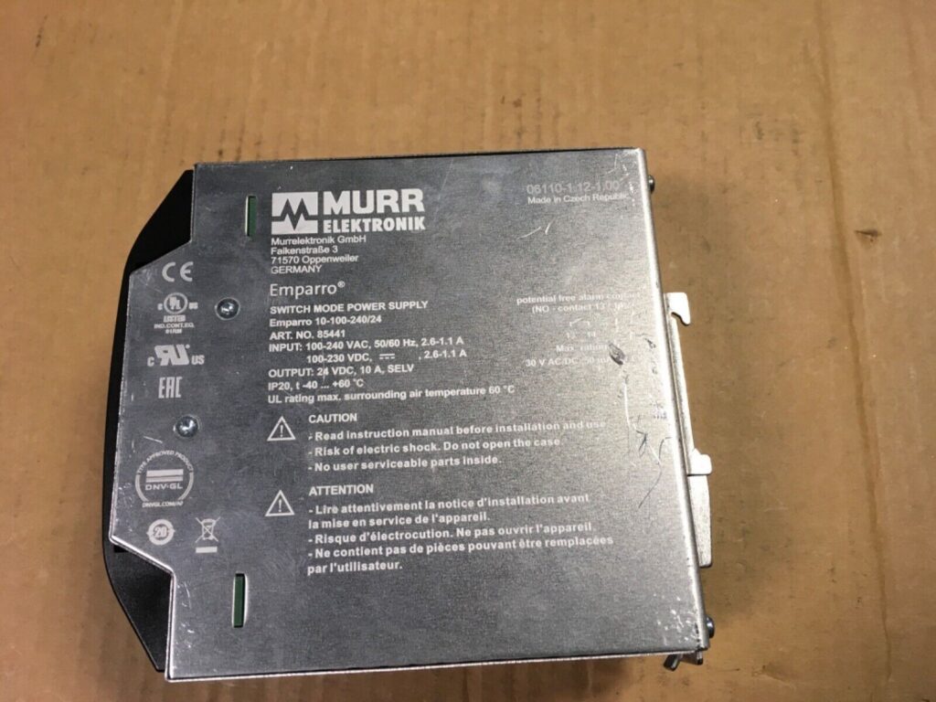 MURR Elektronik, Power Supply 10-100-240/24, great condition, LG-56 - Image 2