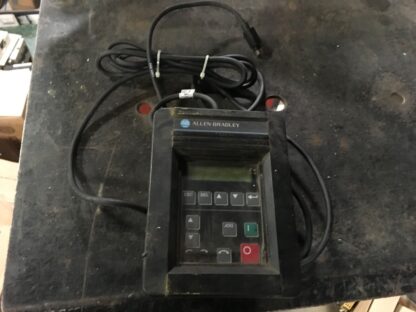 Allen Bradley programmable terminal, 1201-HJ2, with cable, ADI-1212