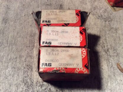 3-FAG-bearing ,#3504.2RSR ,FREE SHPPING to lower 48, NEW OTHER!