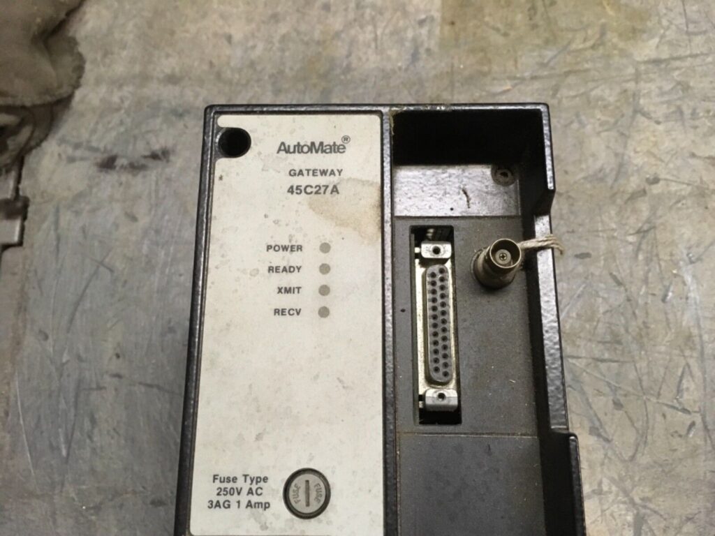 Reliance Electric AutoMate Gateway 45C27A, fuse type 250vac 3AG 1amp, warranty - Image 2