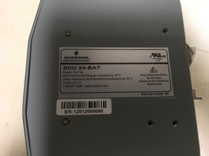 Emerson SOLA power supply, NNB, SDU 24-BAT, industrial DC UPS - Image 4