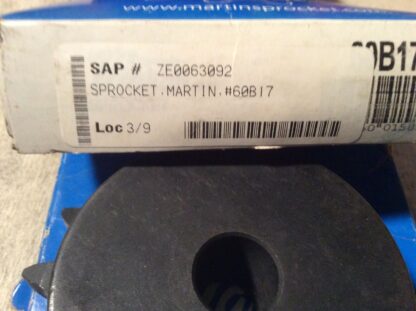 2-MARTIN sprocket #60B17 ,FREE SHPPING to lower 48, NEW OTHER! - Image 4