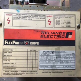 Reliance Electric Flex Pak Drive, #1GN12429, #14C107-1U, 30 day warranty