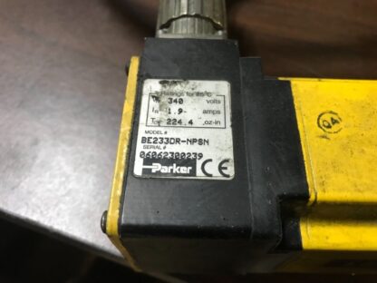 Parker Servo Motor, #BE233DR-NPSN, #PS60-005-018SH, 30 day warranty - Image 2