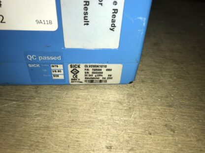 SICK Scanner, #CLV280A1010, Free Shipping To Lower 48. With Warranty - Image 3