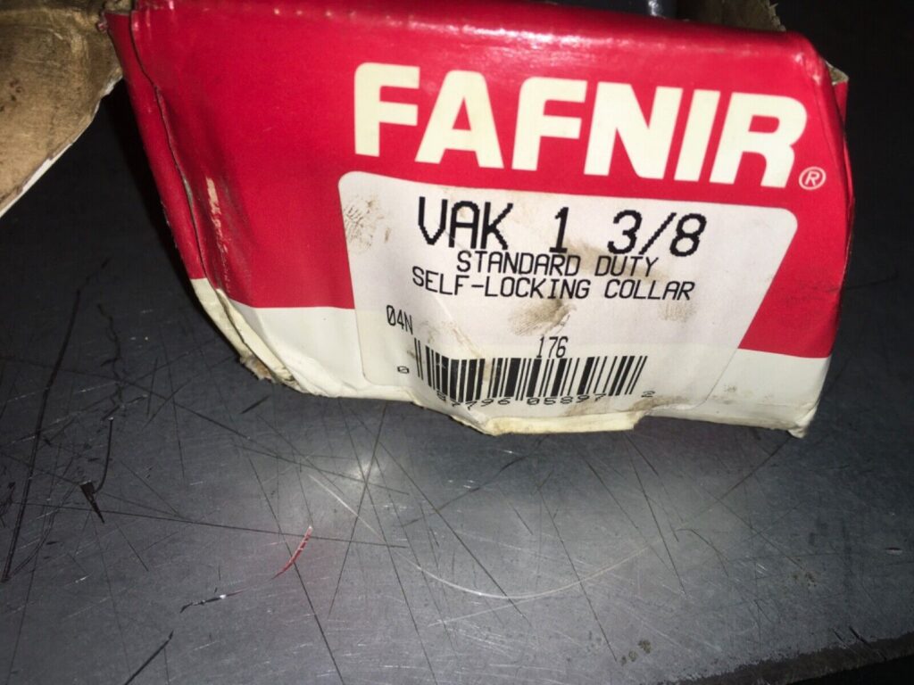 Fafnir Bearing, VA! 1 3/8, standard duty self locking collar, NOS, ADI-1136 - Image 2