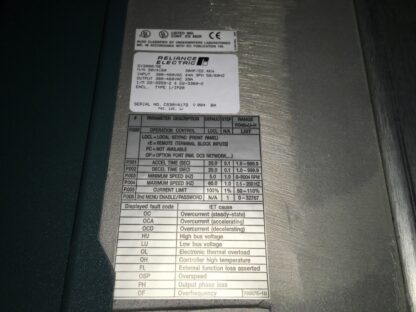 Reliance Electric Drive, #Gv3000/SE, #30V4160, 30hp/22.4kw, HEHI-1281 - Image 4