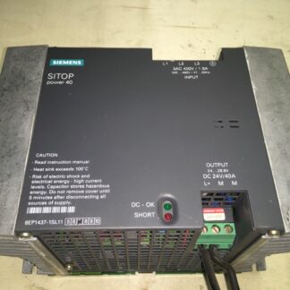 Siemens SITOP power 40, 6EP1437-1SL11, power supply, DR-4939