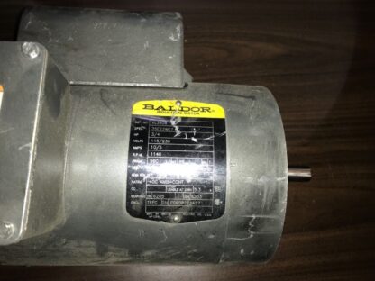 Baldor motor, #VL3508, 3/4hp, 115/230, 1140rpm, FR-56C, With warranty, - Image 3