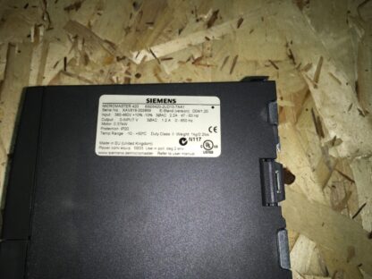 Siemens MicroMaster 420 drive, 6SE6420-2UD13-7AA1, 0.37kW, ADI-1238 - Image 2