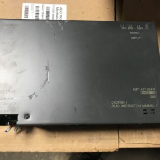 Siemens Power-Supply, #6EP1 437-2BA10, Free Shipping To Lower 48, With warranty.