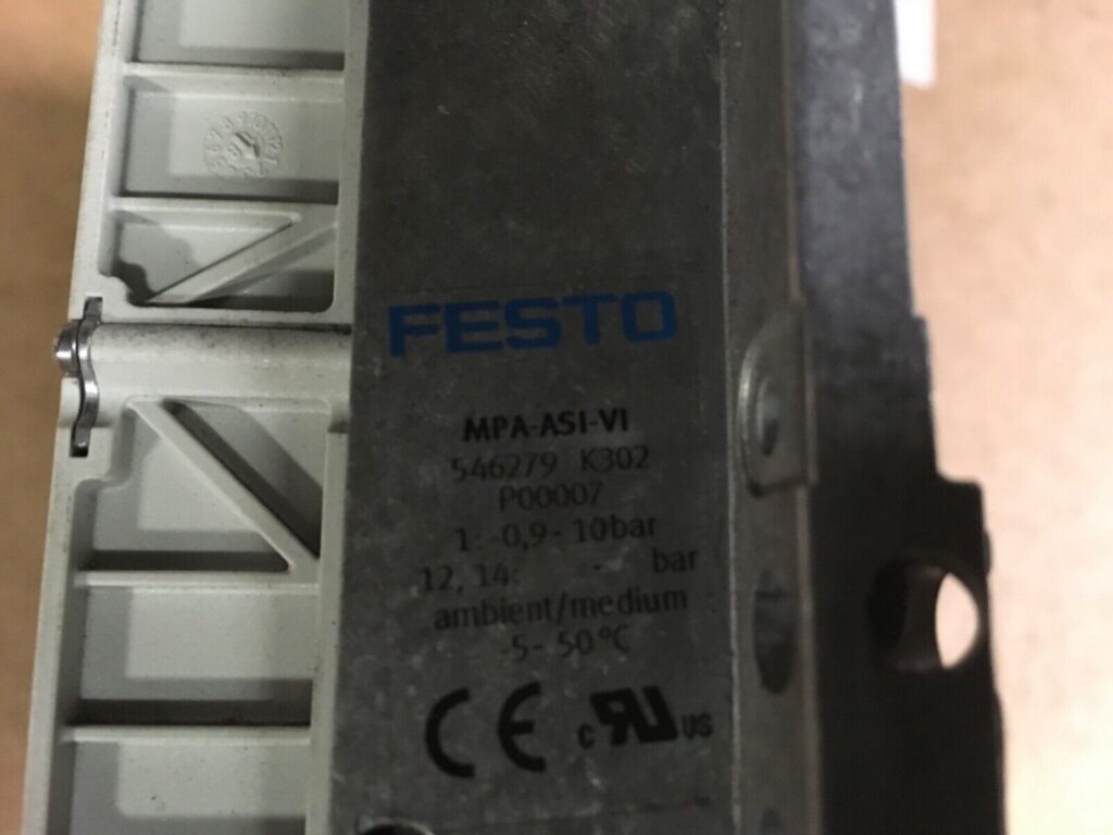 FESTO MPA-ASI-VI, VMPA-AS1-EPL-GU-8E8A-CE, KP-276 - Image 3