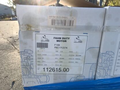 Leeson Farm duty Motor, #112615.00, 1hp, 115/230v, FR-56, 1725rpm, 5/8” shaft - Image 8