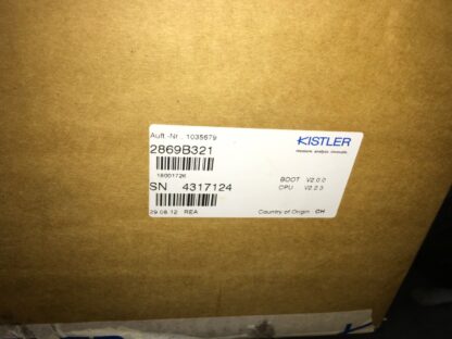 Kistler measure, analyze, innovate, CoMo Injection, Type 5865, - Image 3