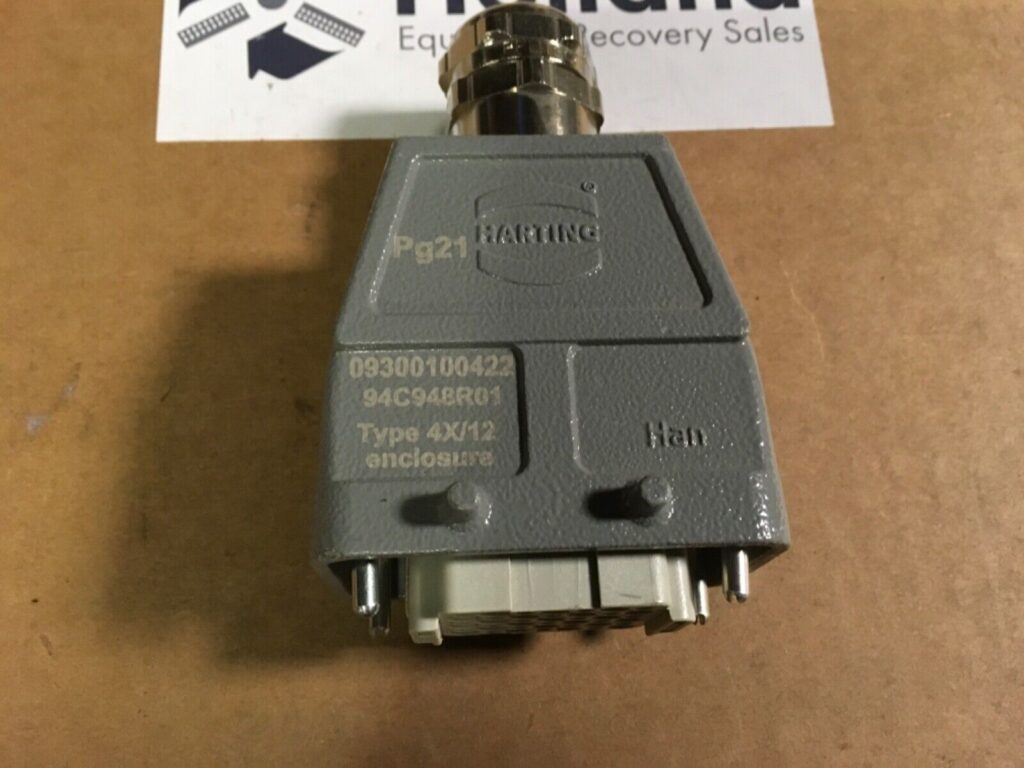 Harting, Pg21, 09300100422, 94C946R01, plug, Type 4X/12 enclosure, KP-372