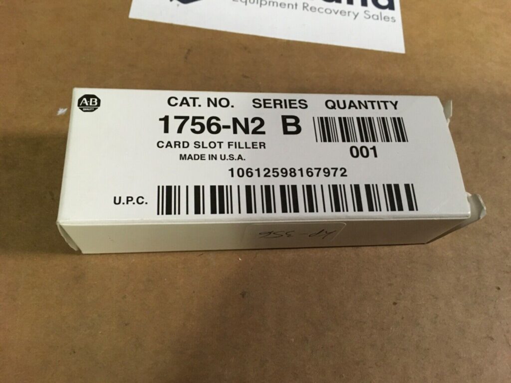 Allen Bradley 1756-N2, card slot filler, SER-B, module, PLC, KP-356