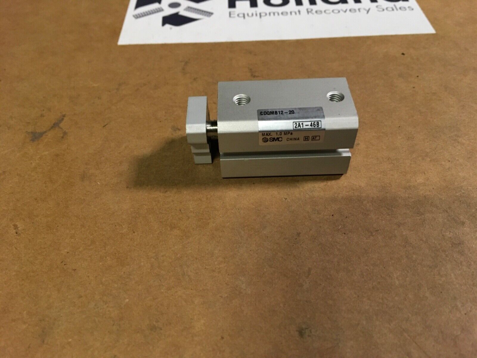 SMC, 12mm bore CQM cylinder, CDQMB12-20, NOS, KP-417