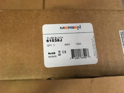 Mersen, fuse base  600V, 61038J, NOS, KP-422