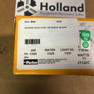 Parker valve, 08F25C2132ACF4C0577, NOS, KP-442