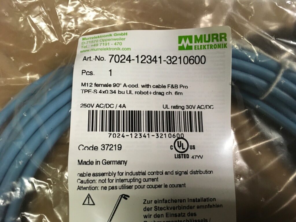 MURR Elektronik, Cable, 7024-12341-3210600, NOS, KP-469 - Image 2
