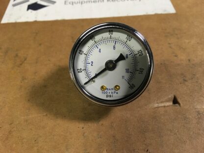 Pressure gauge, 102D-158F, 1-1/2” DRY, 1/8NPT Brass Back, 160PSI/KPA/BAR, KP-479 - Image 2