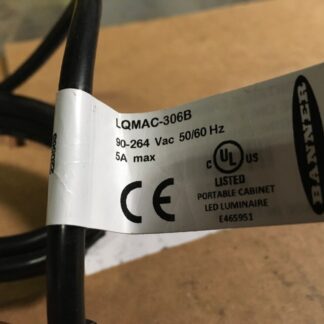 Banner portable cabinet led luminaire, LQMAC-306B, NOS, KP-487