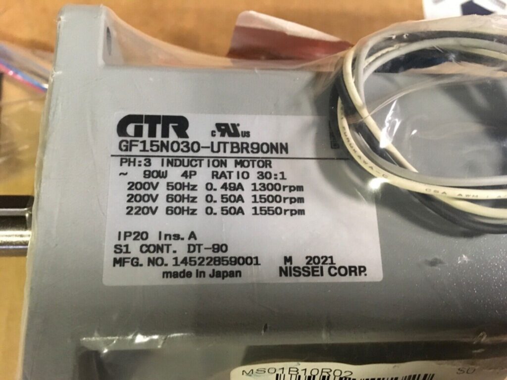 GTR motor, GF15N030-UTBR90NN, NOS, LG-250 - Image 2