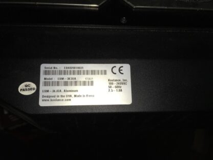 Koolance liquid cooling fan, ERM-3K3UA, 100-240vac, LG-304 - Image 2