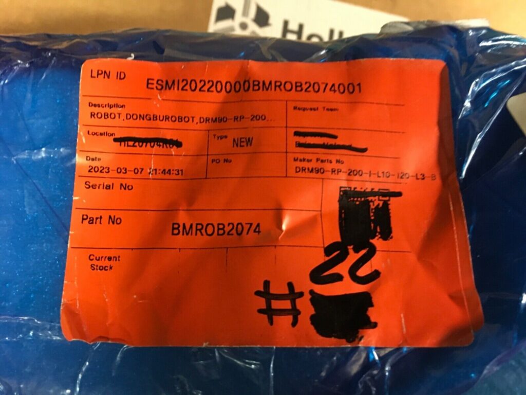 Robot, Dongburobot, DRM90-RP-200, DRM90-RP-200-I-L10-120-L3-B, NOS, LG-175