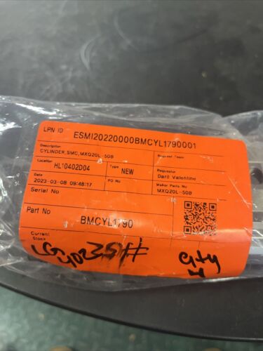 SMC Cylinder, #MXQ20L-50B, Same Day Fast Free Shipping LG-402 - Image 3