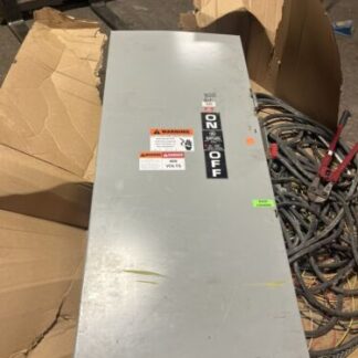 GE Switch #TH3366, 600amp, 500hp Max, Fused Freight