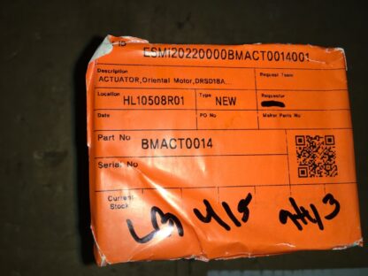 Oriental Motor, Actuator, DRSD18A-KA, NOS, LG-415 - Image 2