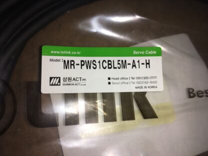 Mitsubishi Electric Servo cable, MR-PWS1CBL5M-A1-H, NOS, LG-442 - Image 2